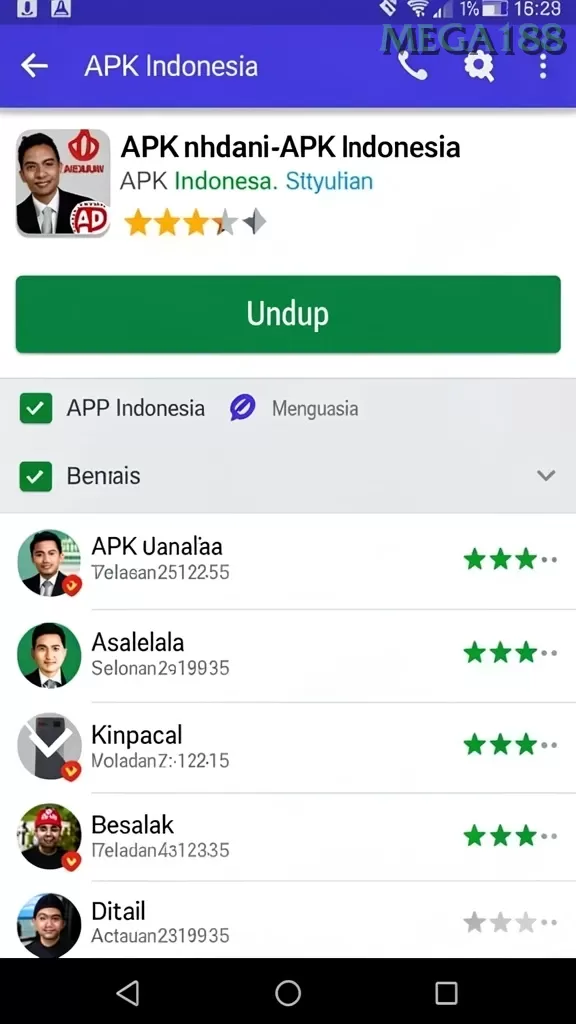 Cuplikan layar PC789 — menu navigasi